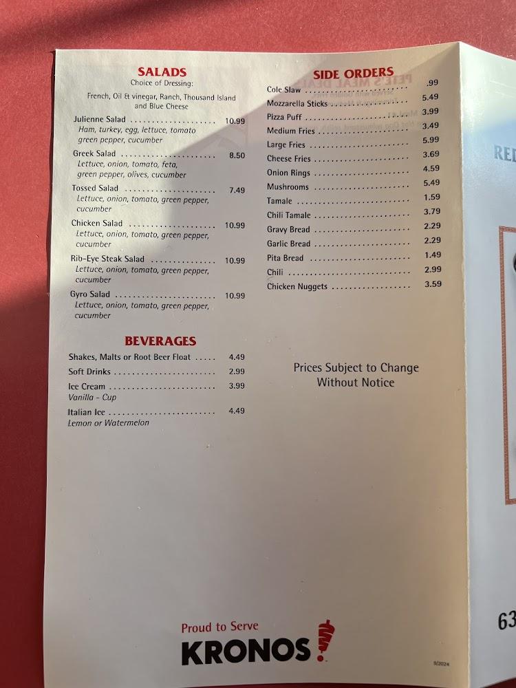 Pete's Red Hots Menu image 4